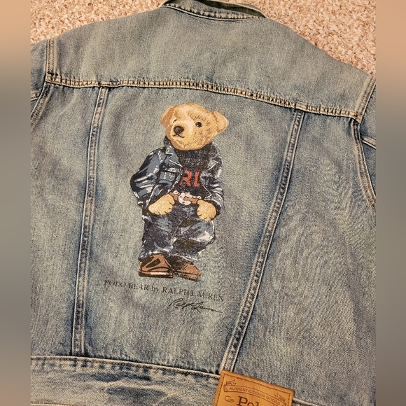 Polo Ralph Lauren Women's Bear Denim Jacket - Picture 6 of 10